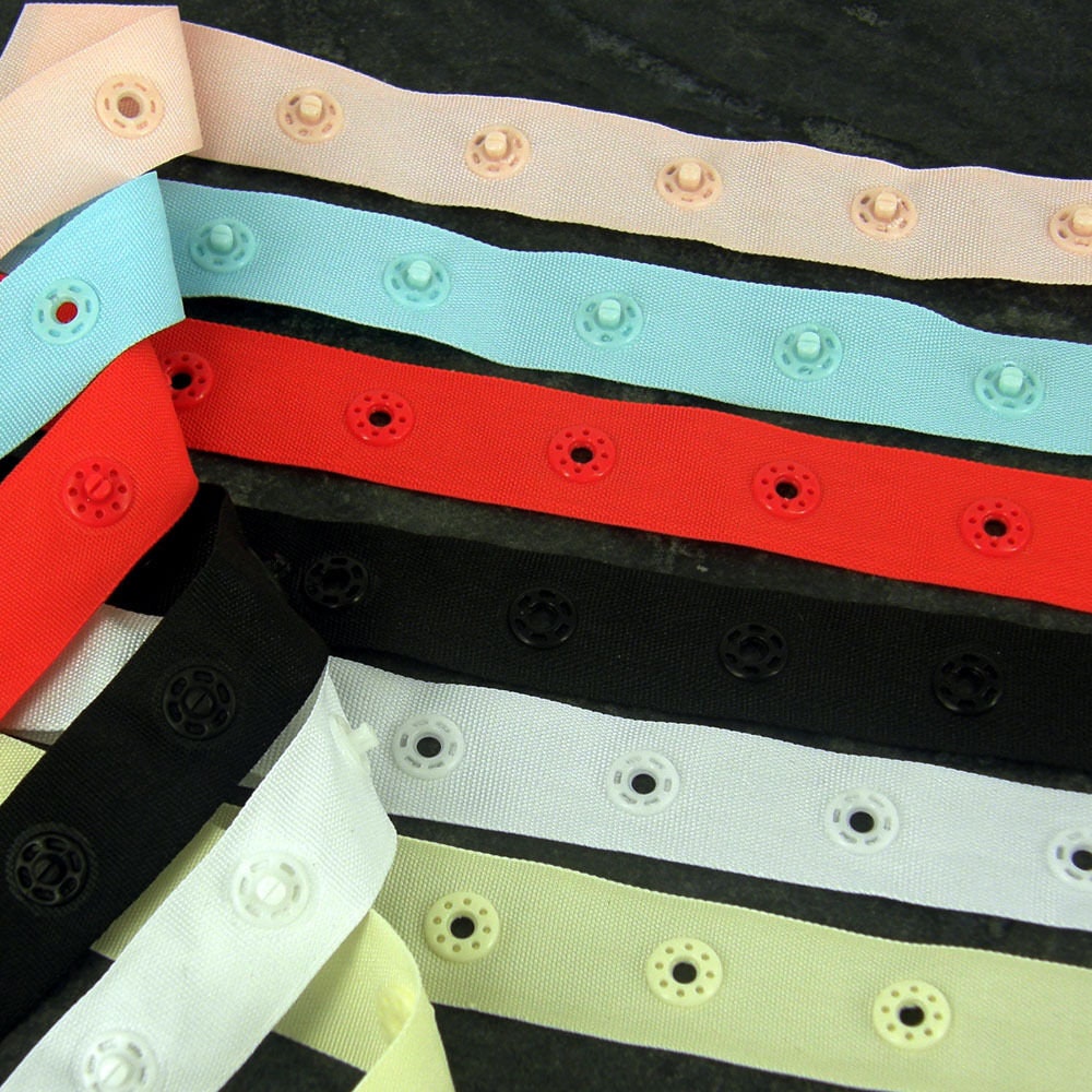 Nylon Popper Tape: Sewing Fastening for Baby Clothes