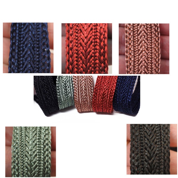 Upholstery Trim, Gimp Braid , 20mm Wide Sold by the Metre , Plain Colours G1