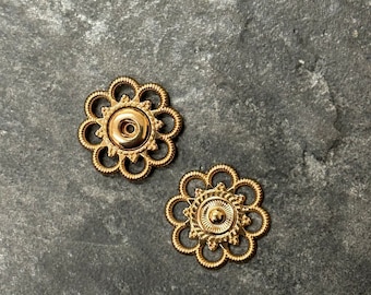 25mm size Press Studs, Poppers, Snap Fasteners,New style Gold Colour