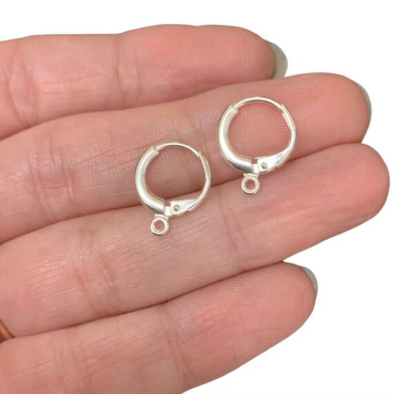 Genuine 925 Sterling Silver Earring Sleepers Wires Hooks Jewellery