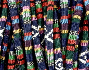 Cotton Rope Blue Cloth Ethnic Cord 6mm Jewellery Thread Thong -2m pack  ET10