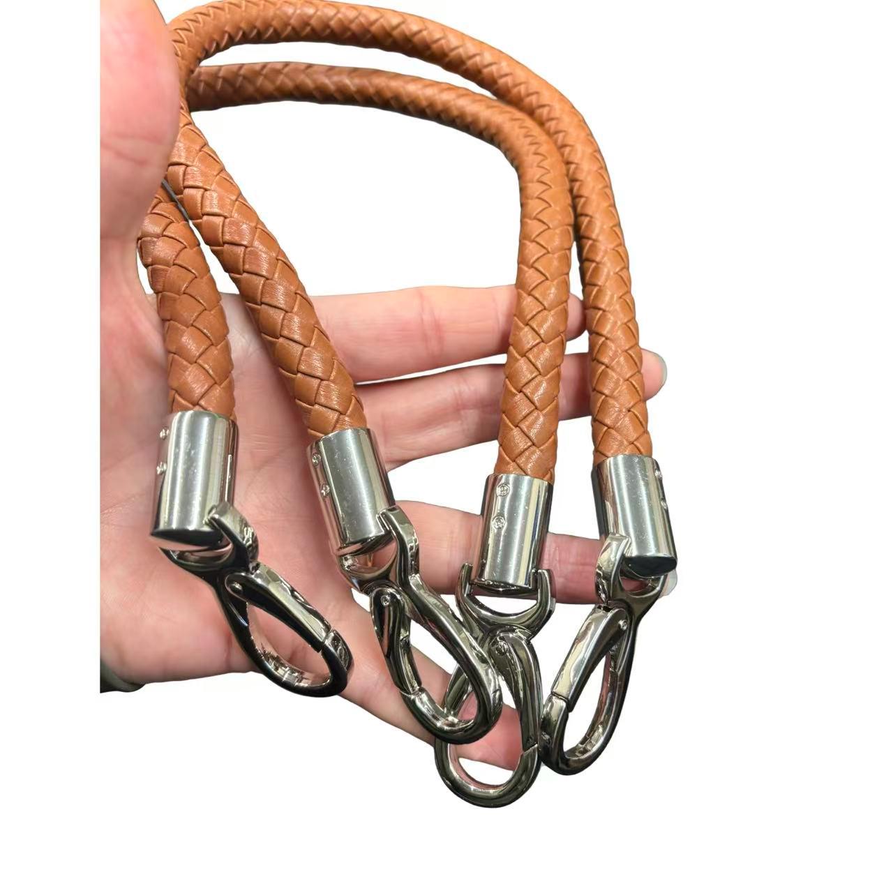 Bag Handles,faux Leather Handbag Replacement New, 1 Pair Black Tan