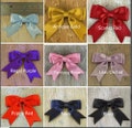 Pack of 10, Small Ready Made 2", Satin Ribbon Double Bows , ideal for hair slides, socks, headbands, sewing- 9 Colours on this listing