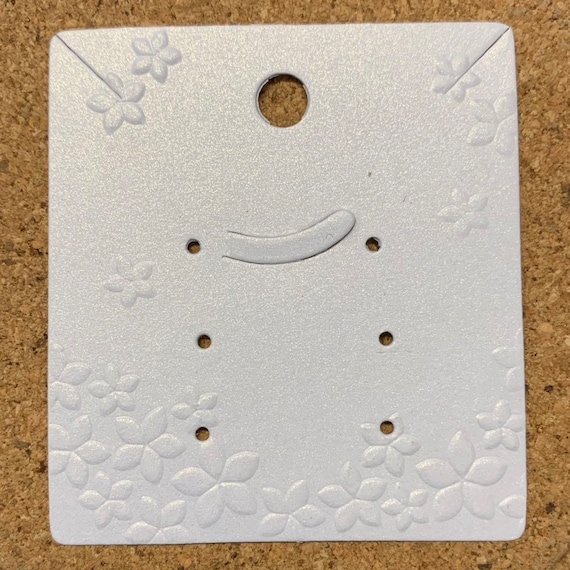 Display Cards, Embossed, Card, Necklace Earring Studs, Many Pack