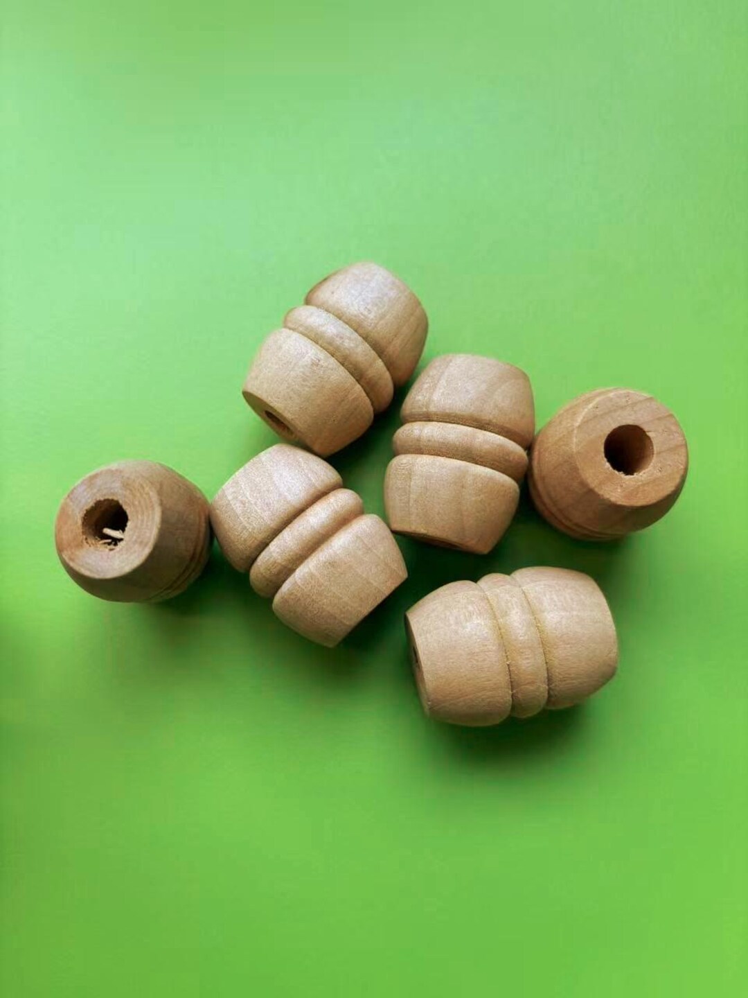 Cuentas De Madera Para Bisutería, Macramé Y Artesanía