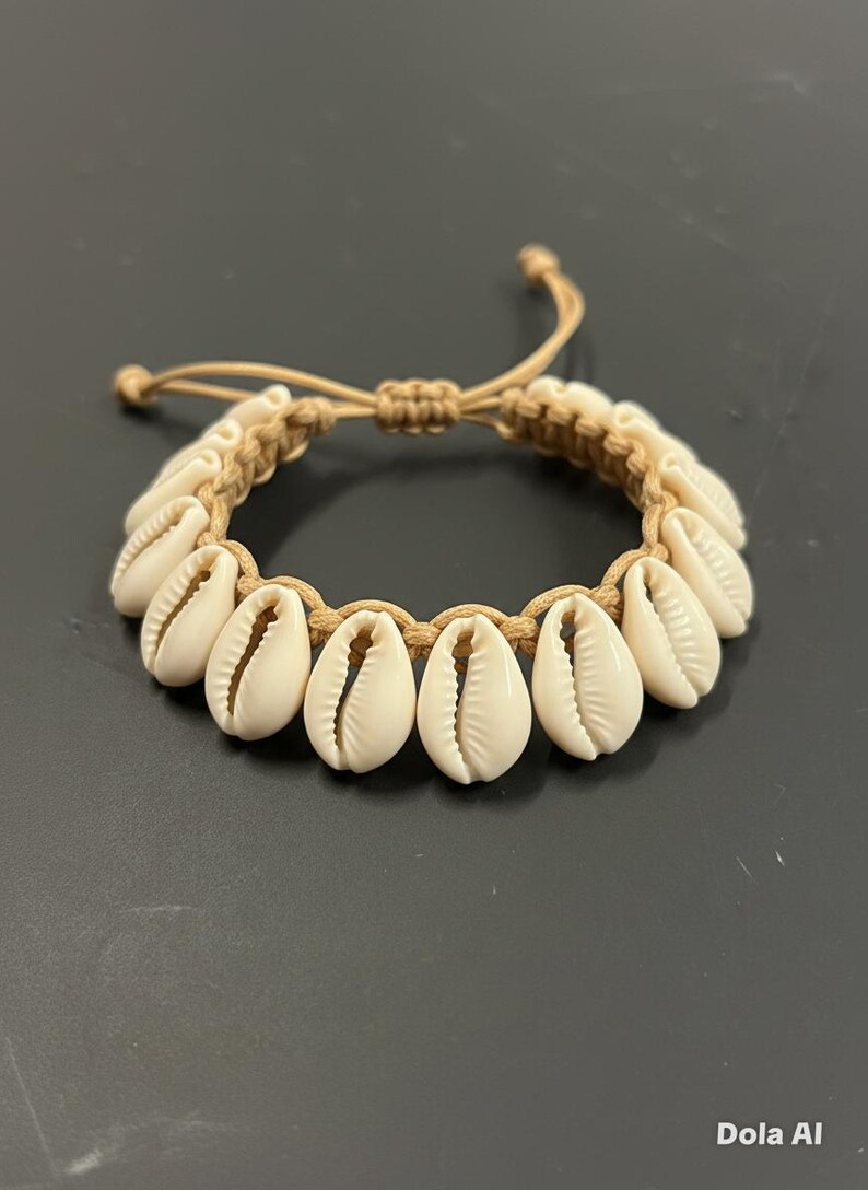 20 cowrie shells: drilled natural seashells for jewelry & macrame, sh22 image 4