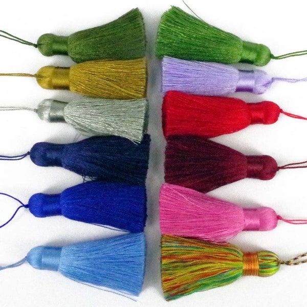 Pampilles Silky Key, coussins, stores, rideaux, 16 couleurs incroyables, un pompon fourni, couleur au choix, revalorisation, création manuelle, rembourrage