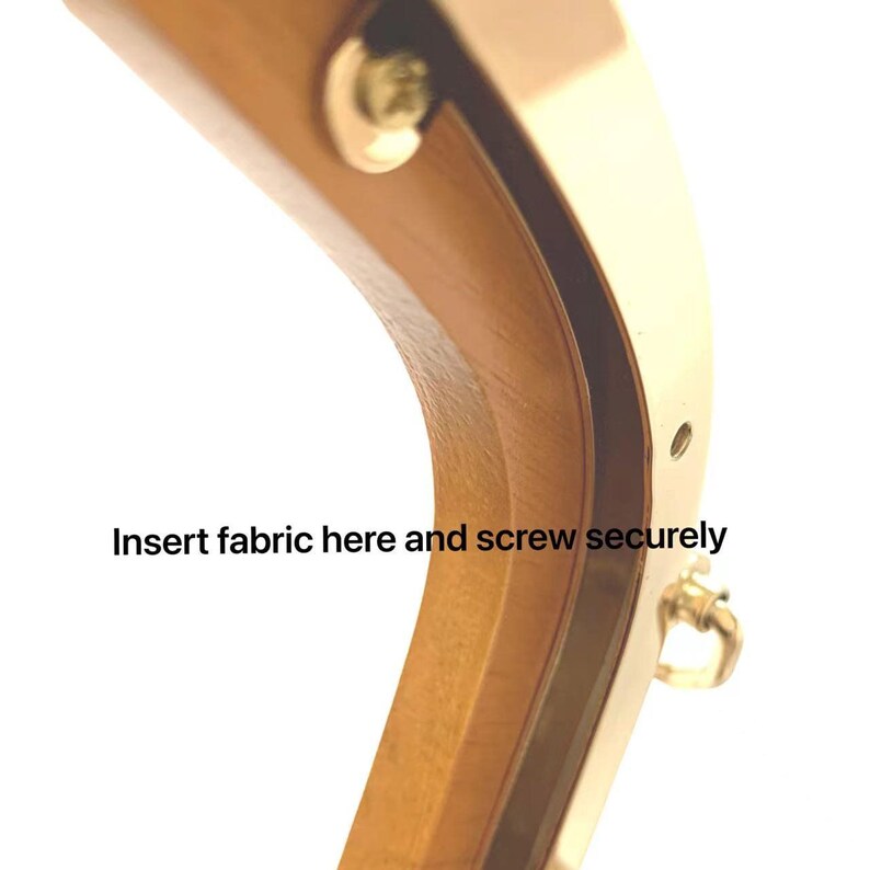 Beech wood magnetic snap bag handles: diy crafting supplies image 5