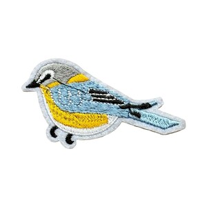 Blue bird embroidered patch sew on cloth badge applique p33 customised clothing