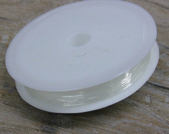 Stretch Elastic Cord, 1 mm 0.8 mm 0.5 mm Clear for making bracelets & necklaces Jewellery Craft
