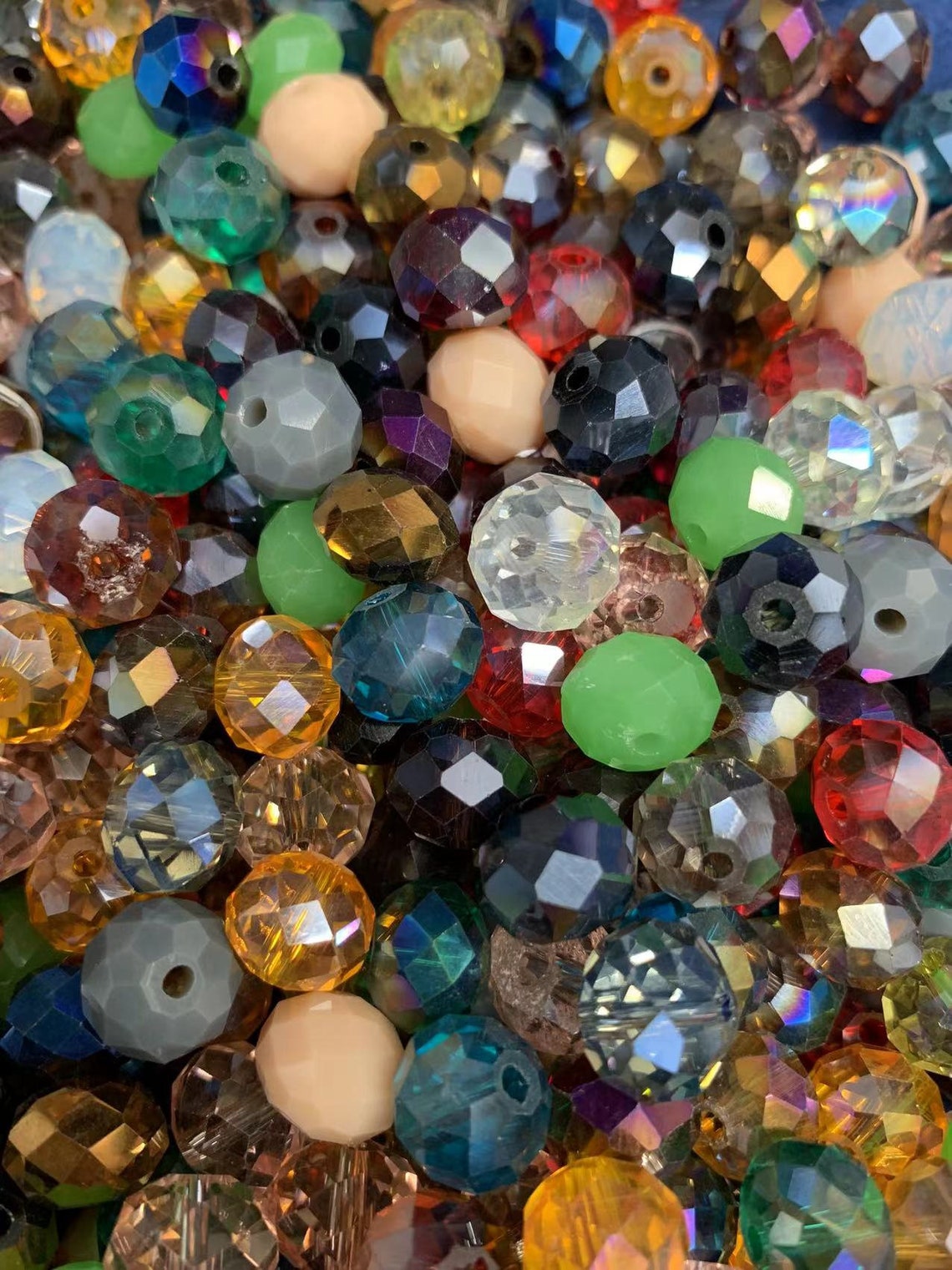 Glass Crystal Beads Jewellery Making Size 10 Mm Pack of 50 Etsy UK