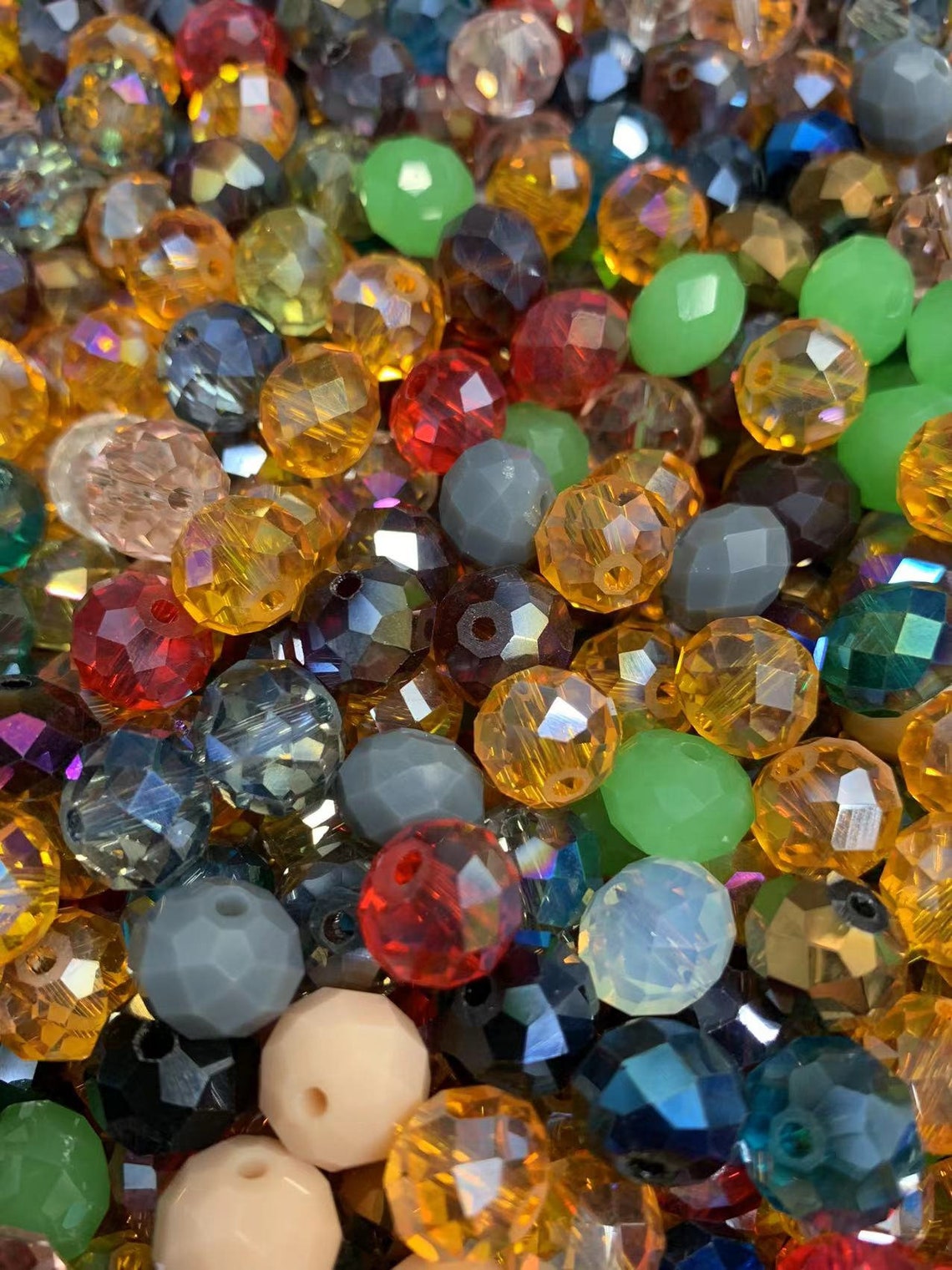 Glass Crystal Beads Jewellery Making Size 10 Mm Pack of 50 Etsy UK