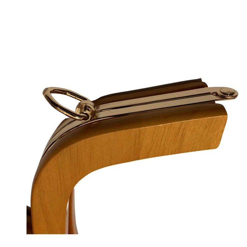 Beech wood magnetic snap bag handles: diy crafting supplies image 4