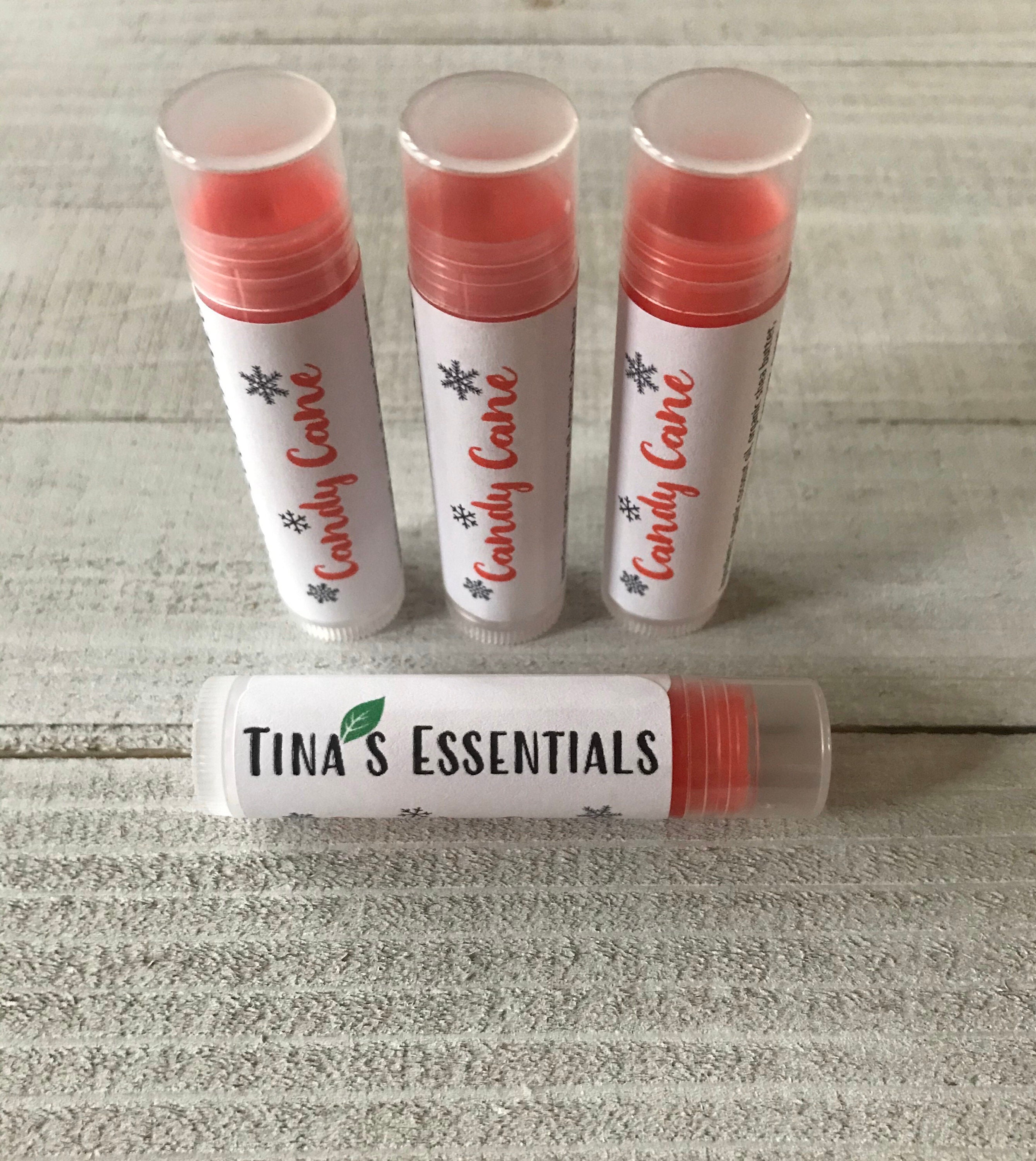Candy Cane Chapstick Lip Balm Natural Chapstick Lip Butter Etsy