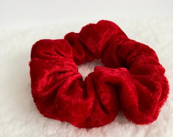 Red Velvet Christmas Scrunchie | Hair Accessories | Match Your Dog