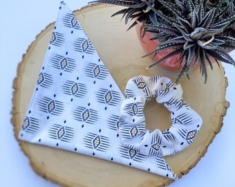 Dog Bandana and Scrunchie | Rising Sun | Southwest Desert Bandana | Match Your Dog