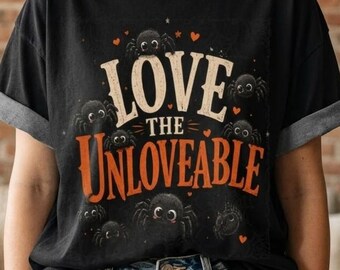 Camiseta de Halloween com aranha, camiseta Comfort Colors para a temporada assustadora, perfeita para quem não gosta de coisas boas.