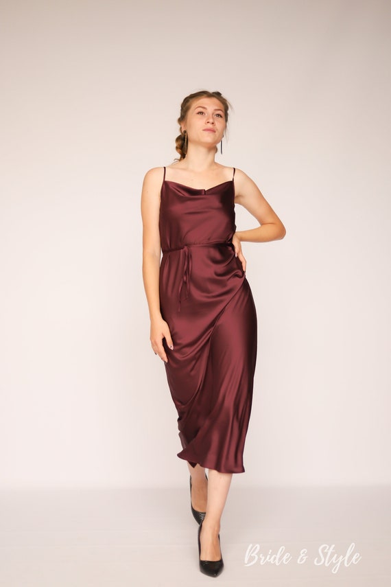princess polly baby blue dress Burgundy Off-Shoulder Long Sleeve Midi Sweater Dress main image 1
