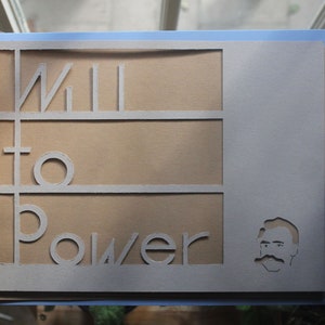 Nietzsche Papercut