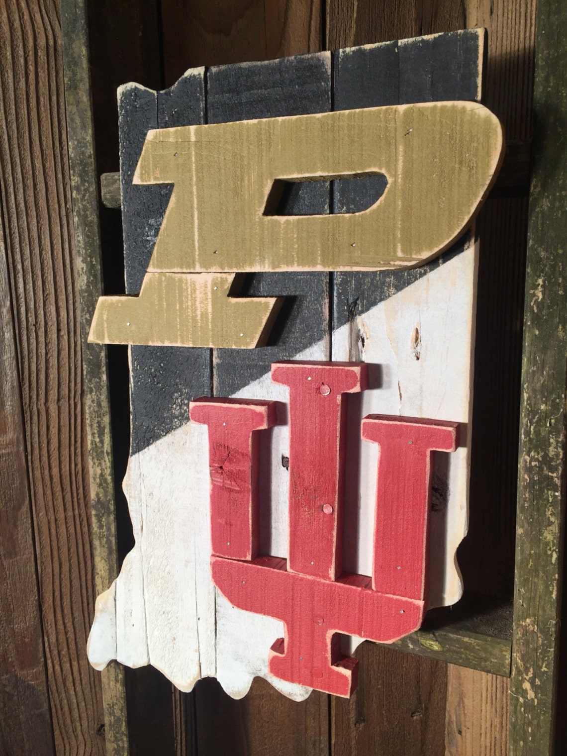 House Divided Purdue University Pallet Sign Boilermakers | Etsy