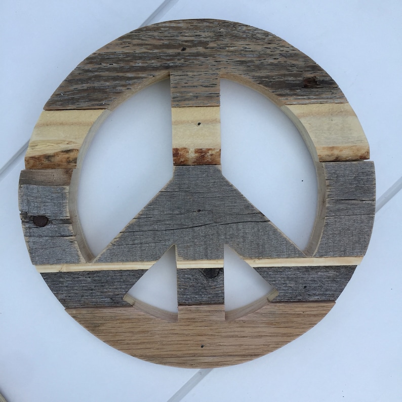 Pallet Peace Sign Rustic Wood Decor Peace Love Happiness Etsy