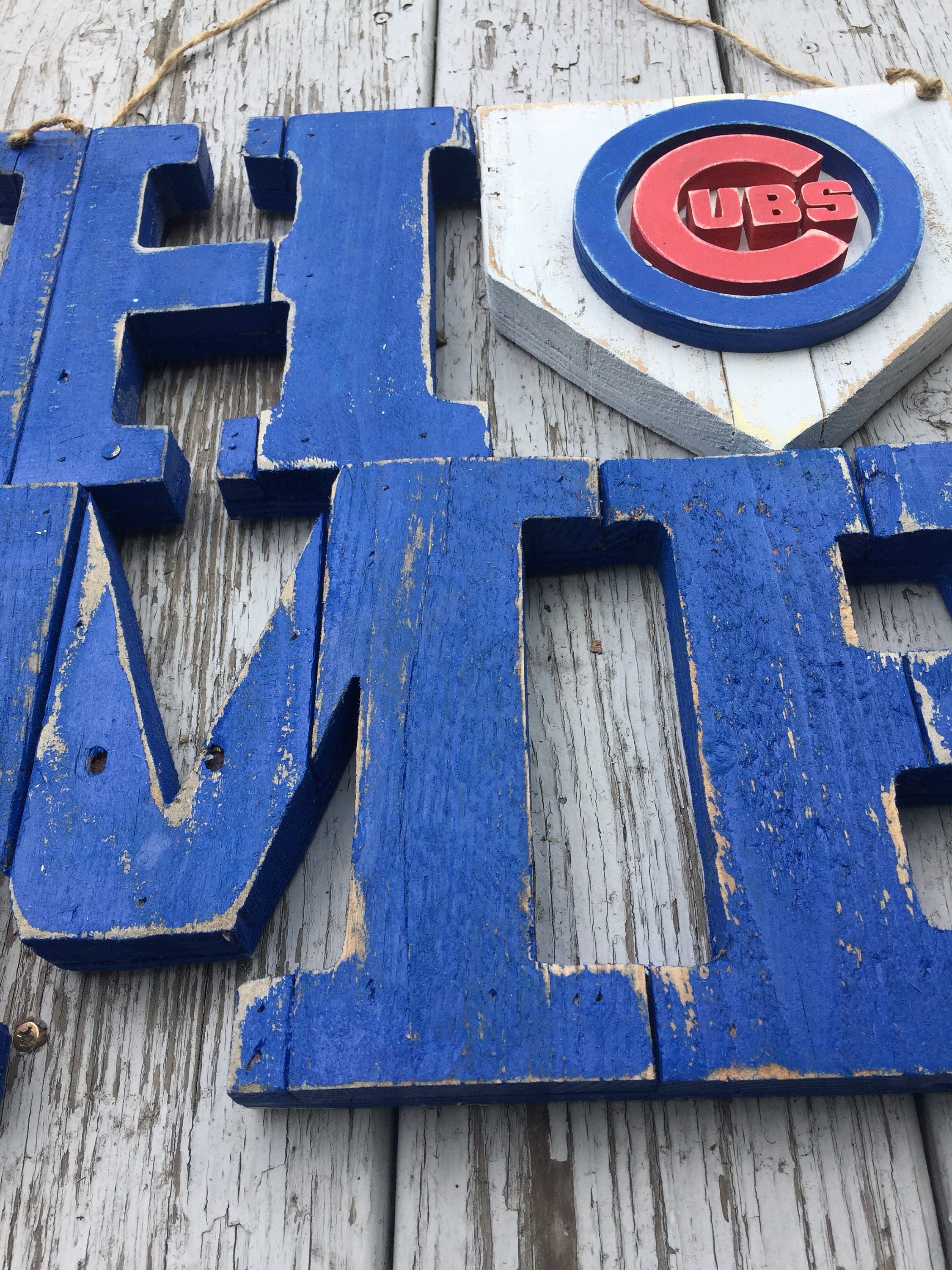 Pallet Chicago Cubs Sign World Series Champs 3D Handcut Etsy