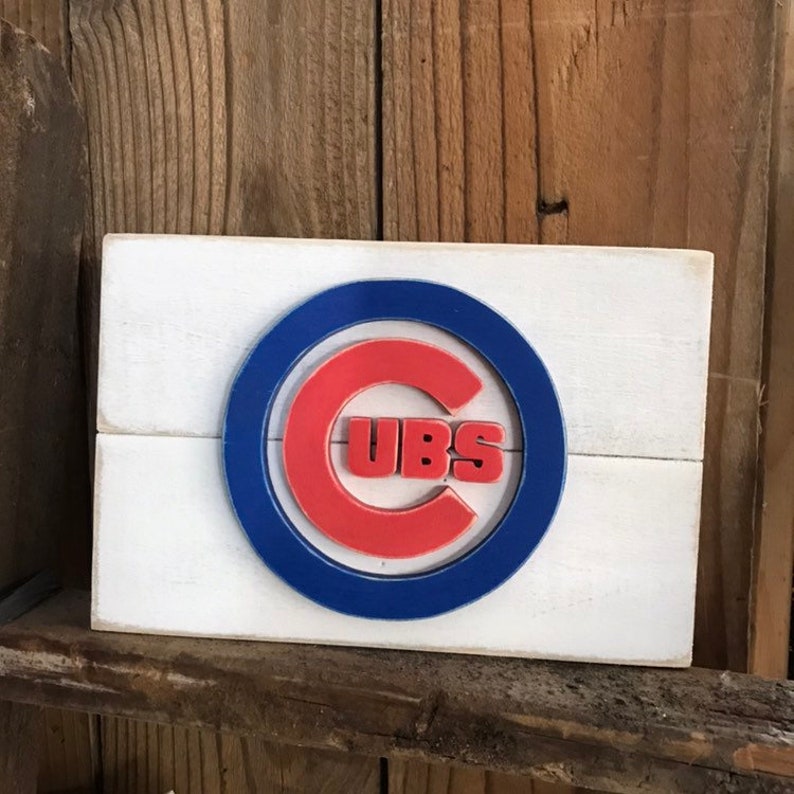 Pallet Chicago Cubs Sign Stocking Stuffer World Series | Etsy