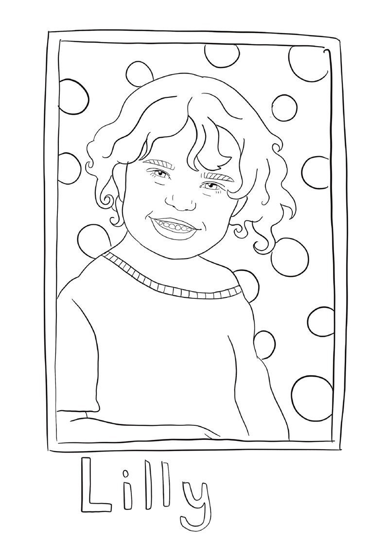 Line Colouring Portrait Custom Colouring in Line Art Portraits From Your Photos - Etsy Australia