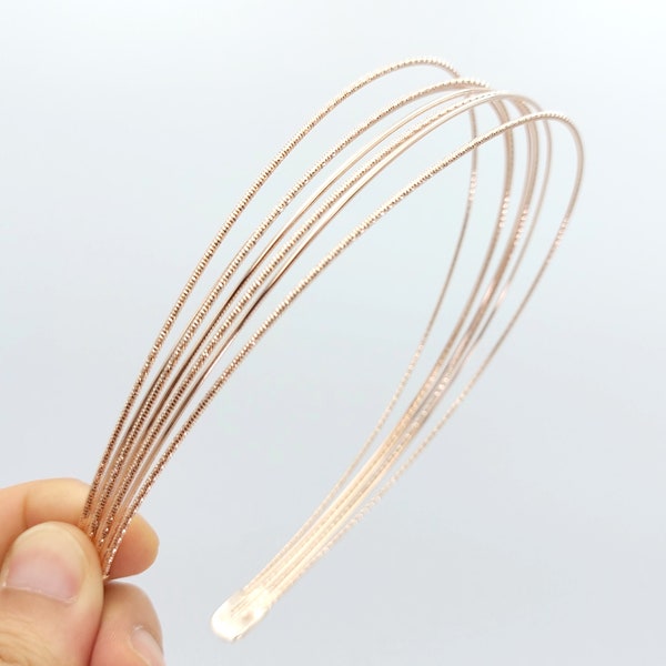 Multi strand metal headband thin woman headband hairband for women hair accessories