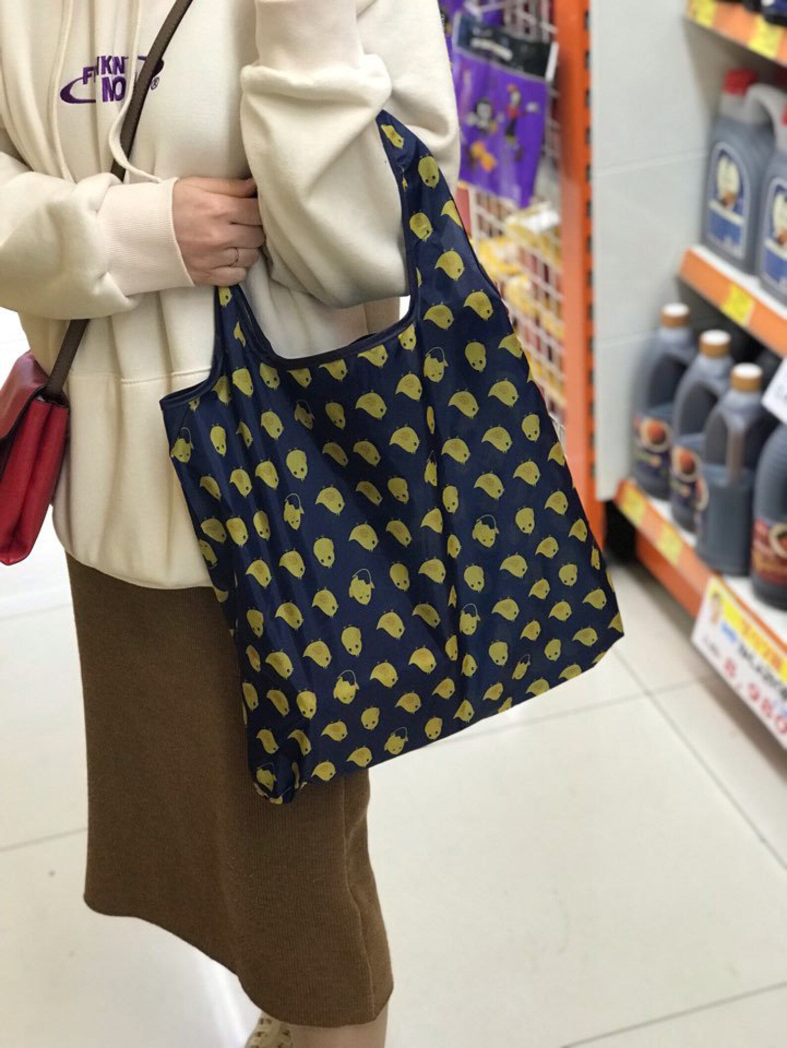 Reusable Washable Grocery Bag / Shopping Bag / Folding Bag / Etsy