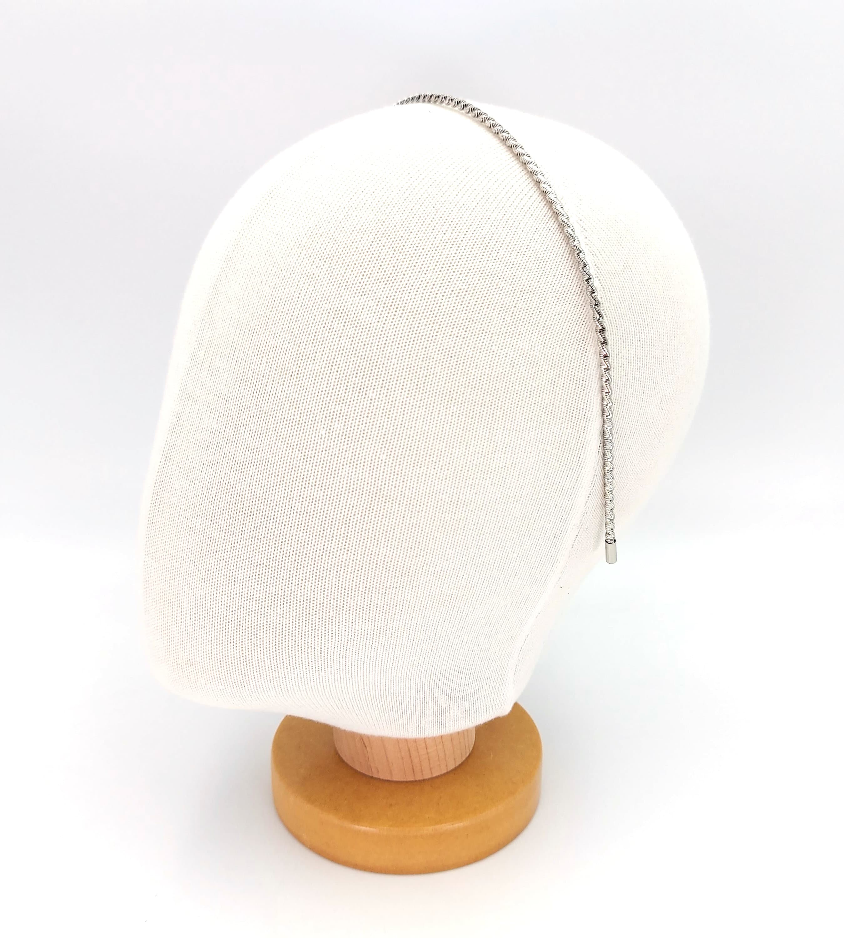 Twist Metal Headband Thin Woman Headband Hairband for Women Etsy