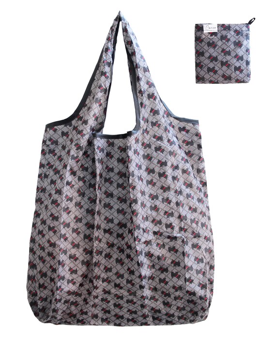 Reusable washable Grocery bag / Shopping bag / Folding bag / Etsy