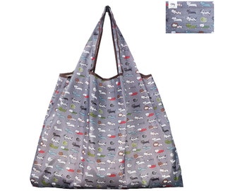 Cute Cartoon Foldable Reusable Grocery Shopping Tote Bag 