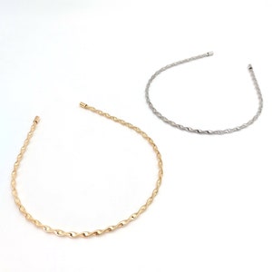 Twisted metal headband thin woman headband hairband for women hair accessories