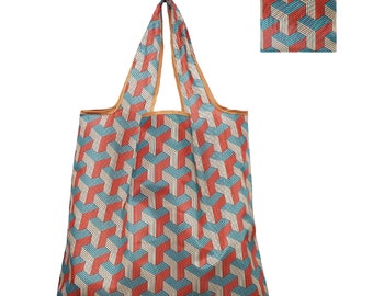 Reusable washable Grocery bag / Shopping bag / Folding bag / tote bag / shoulder bag / foldable bag