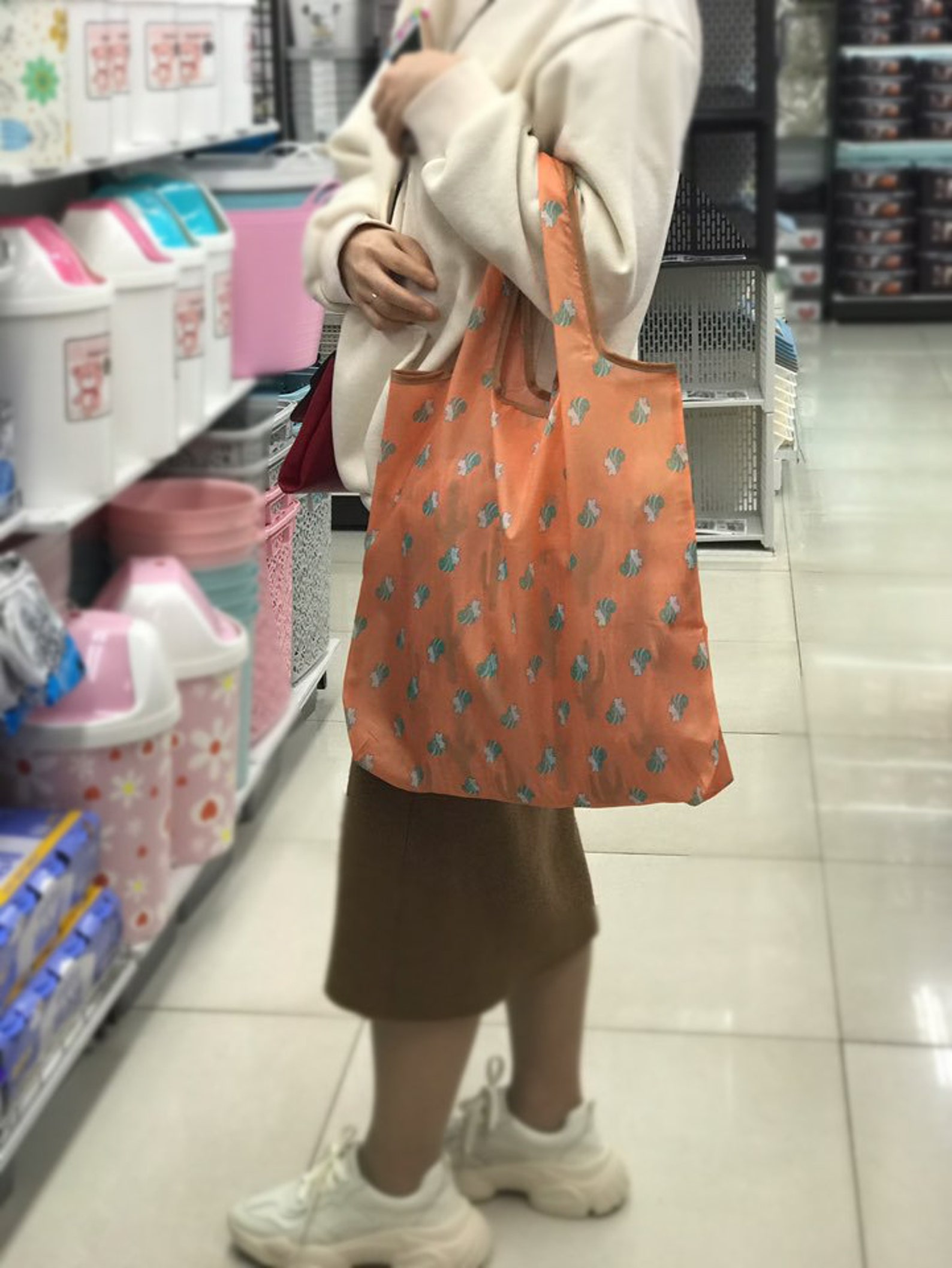 Reusable Washable Grocery Bag / Shopping Bag / Folding Bag / Etsy