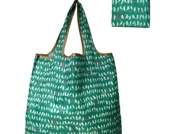 Reusable washable Grocery bag / Shopping bag / Folding bag / tote bag / shoulder bag / foldable bag