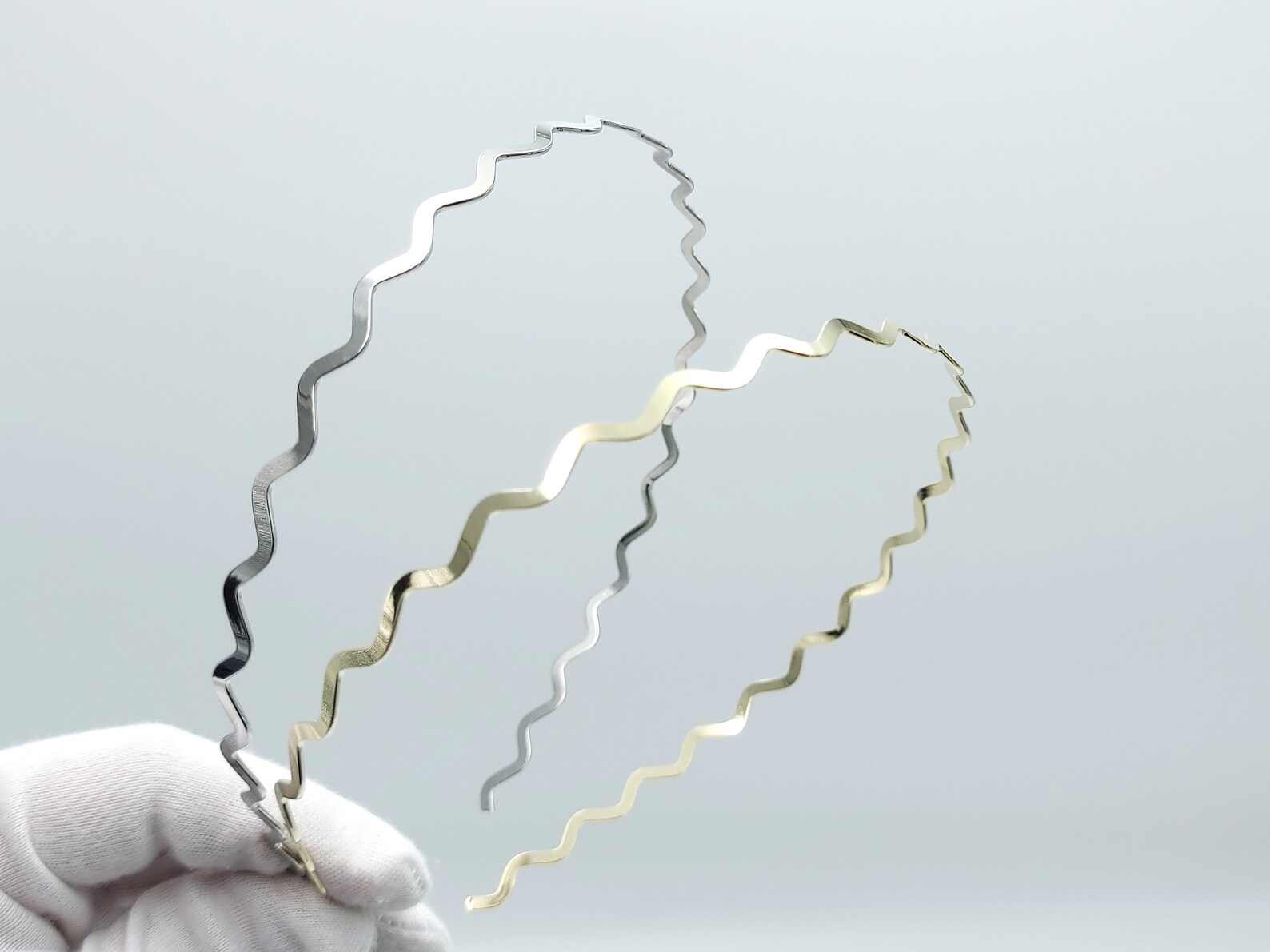 Zigzag Metal Headband Thin Woman Headband Hairband for Women Etsy