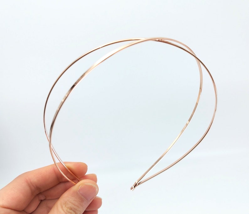 Simple Cross Metal Headband Thin Woman Headband Hairband for Etsy