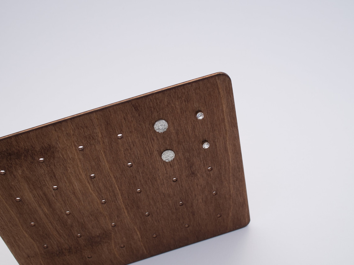 Ohrsteckeraufbewahrung aus Holz in verschiedenen Farben | Etsy