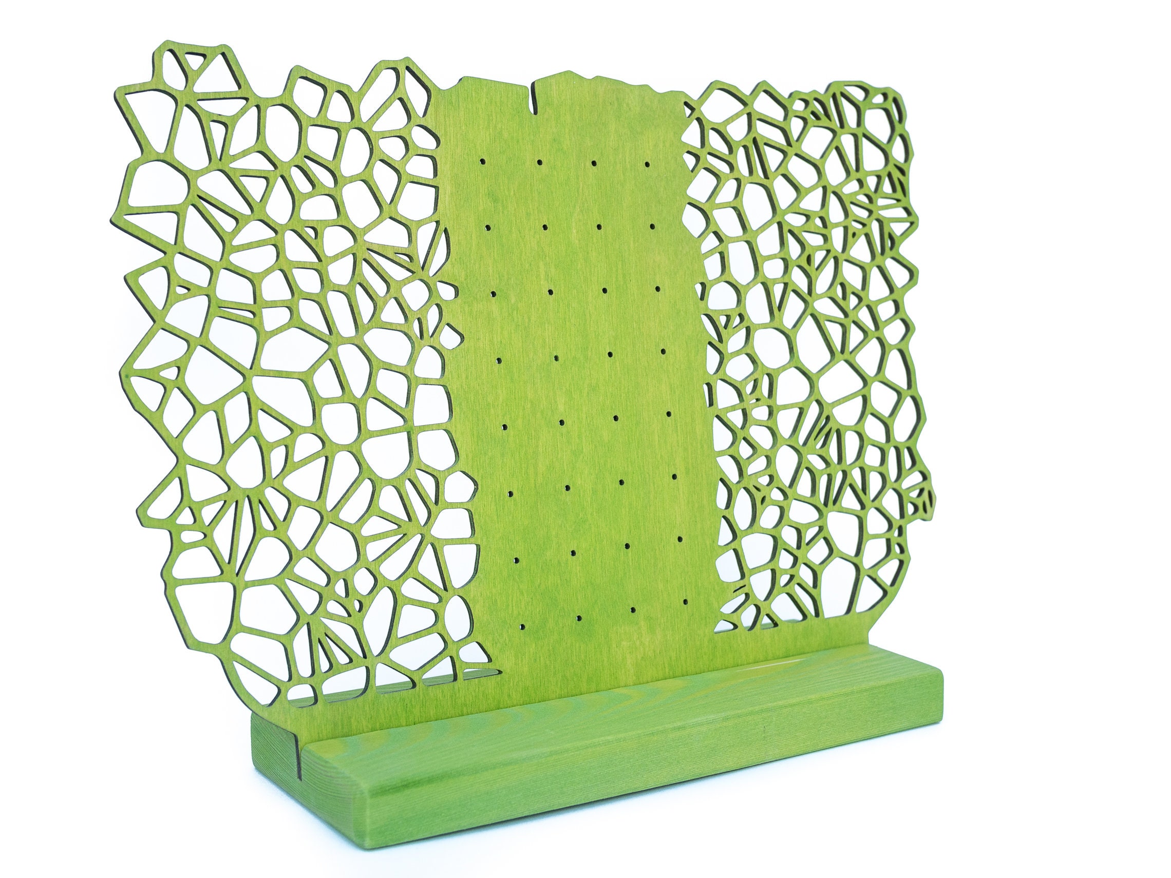 Earring Holder Stand ORGANIC for Studs and Dangle Earrings - Earring …