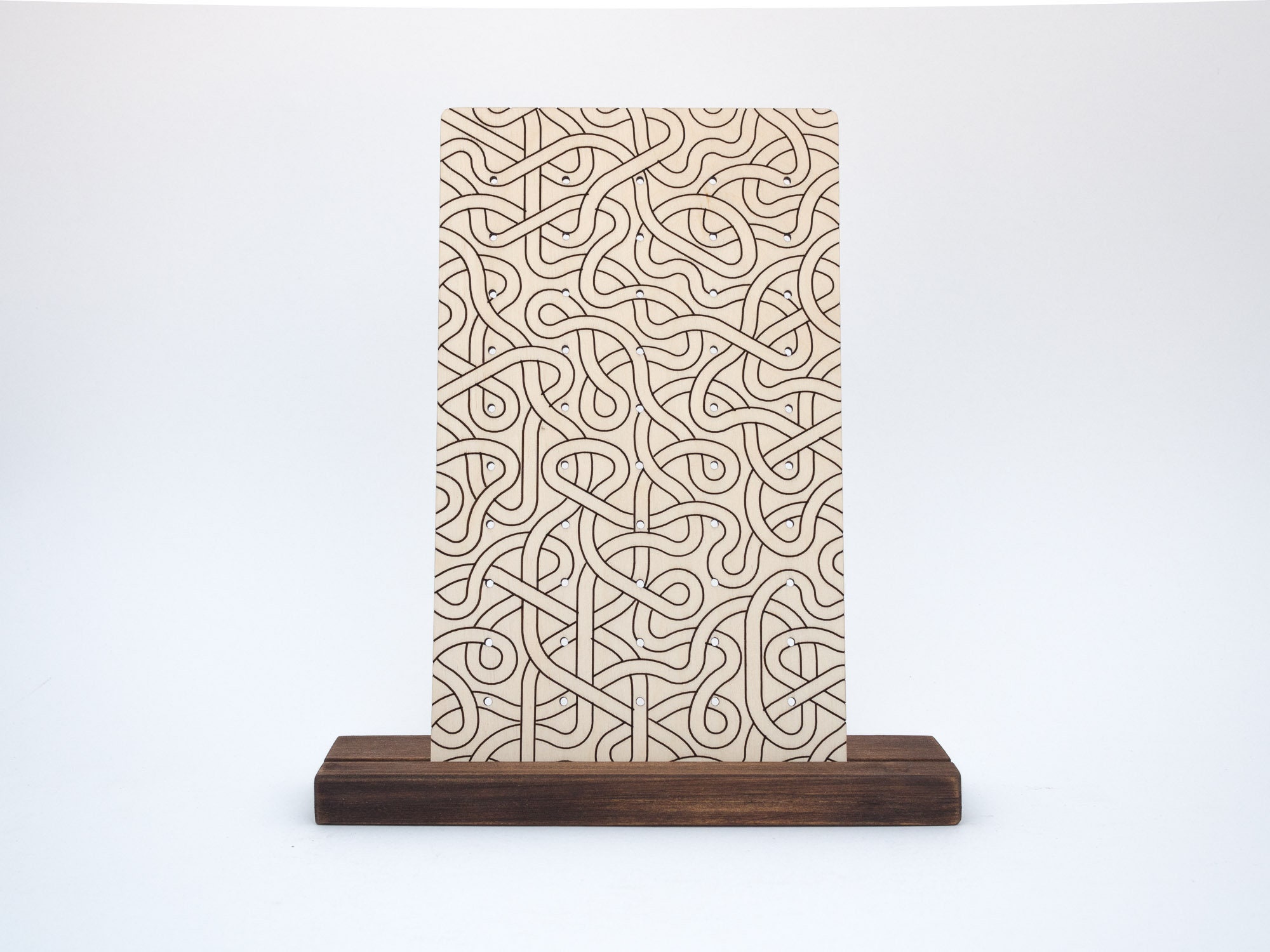 Handgemachte Ohrsteckeraufbewahrung aus Holz mit Lasergravur | Etsy