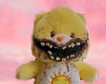 real teeth teddy bear