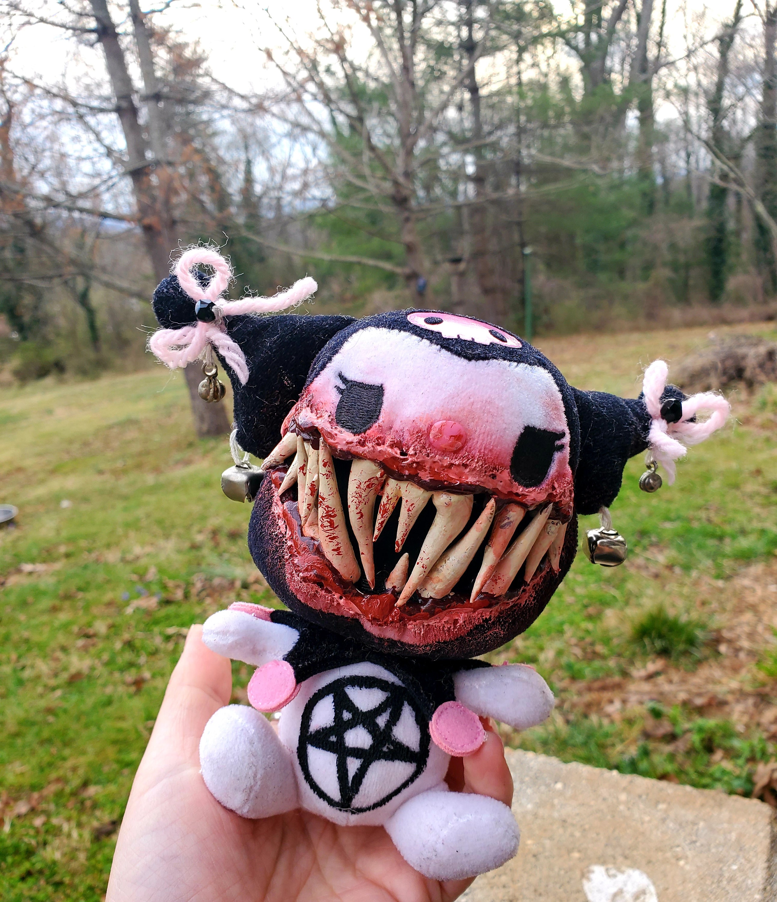 Cursed Kuromi Plushie With Gore Mouth - Etsy