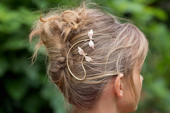 Bun Holder Hair Jewelry Hair Fork For French Twist Etsy
