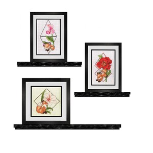 Fox Flower - Set of 3 Cross Stitch Patterns, PDF, Original Design