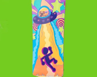 Personalized Skateboard Decal Custom Your Design Sticker Weatherproof Outdoor Customizable Full Color Lettering Full Body