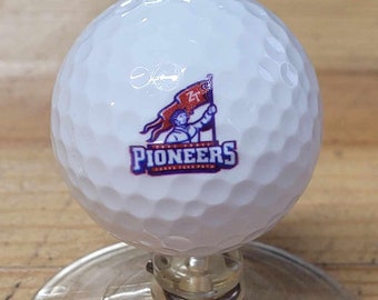Golf Ball Fundraiser Idea School Logo Set Wholesale Golfer Team Sport Logo Printed Set Bulk Club Clubhouse Custom Personalized Your Logo