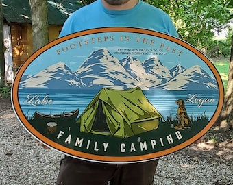 Custom oval Weatherproof Sign pvc plastic smooth Personalized Ready for your Business Logo Great for hanging or wall mounted