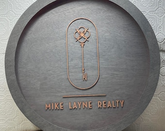 Custom Wood Lit Commercial Neon Business Sign Logo LED Entrance Light Remote Electric Light Up Use your Logo Wood Wooden Design Open Sign